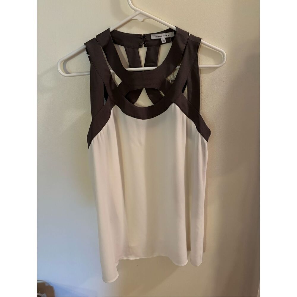 Naked Zebra Sleeveless Top